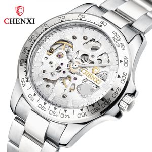 Squelette Automatic Mens Watch Fashion Luminal Mechanical Watch