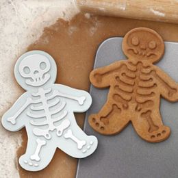 Moule à biscuits squelette homme, machine à biscuits à pression 3D, moule à gâteau à biscuits tridimensionnel