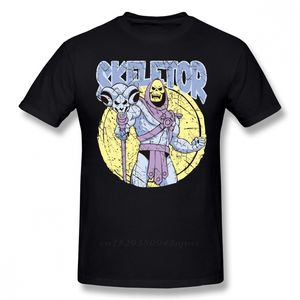 SKELETOR T-shirt T- Manches courtes Funny Tee Graphic Men Beach Coton Tshirt Guys Punk Designer Streetwear 210706
