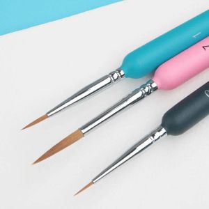 Sketch Pen Painting Supplies Tools 3Colors Artistieke Accessoires Multifunctionele olieschilderingen 3 stks/Set houten nummers borstels