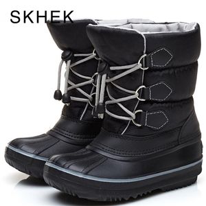 Skhek plush vilt laarzen winterschoenen jongens warme kinderen winterschoenen kleine meisjes sneeuwschoenen voor peuter kinderen kinderen schoenen lj201201