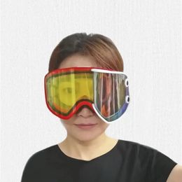 Occhiali da sci con protezione per gli occhi con magnete antiappannamento per la visione notturna La migliore esperienza sugli sci 240112
