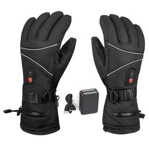 Skihandschoenen 1 paar handwarmer waterdicht Elektrisch verwarmingshandschoenen Winddicht Touchscreen 3 snelheden Heren Dames voor Ski Fietsen voor Sportief Wandelen 231116