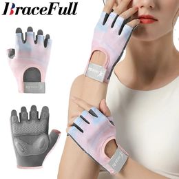 Guantes de esquí 1 par de entrenamiento Hombres Mujeres Gimnasio Levantamiento Fitness Ejercicios de escalada Ejercicio Cinturón de muñeca Amortiguador Almohadilla de espuma Palma Crossfit 231030