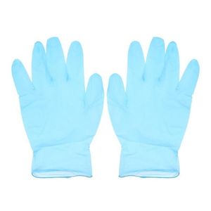 Gants de ski Bleu Nitrile Examen Latex Caoutchouc Jetable Non Stérile Boîte de 100 Pièces Drop Livraison Sports Extérieur Équipement de Protection Contre la Neige OTCJM