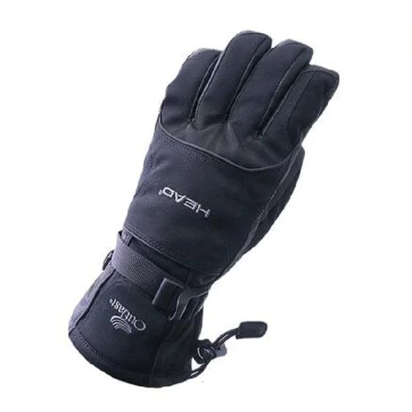 Gants de ski Gants de ski pour hommes de marque Gants de snowboard Motoneige Moto Gants d'hiver Coupe-vent Gants de neige unisexes imperméables 231205