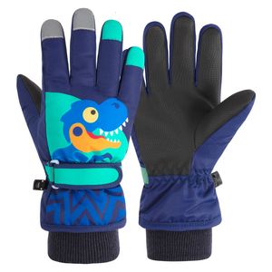 Gants de ski dessin animé enfants chauds enfants hiver neige garçons filles imperméables mitaines antidérapantes garder le doigt neige en plein air 230918