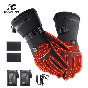 Gants de ski Cool hiver hommes femmes gants de Ski écran tactile Sports de plein air gants de Ski coupe-vent imperméable PU résistance tissu SnowL23118