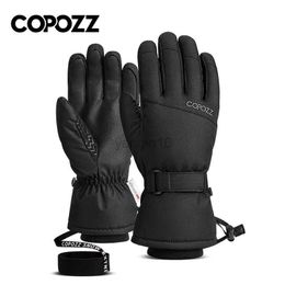 Gants de ski Copozz Men de ski Gants de ski ultraliers Glants chauds d'hiver imperméables Gants de snowboard Glants de moto à la neige Gants de vent HKD230727