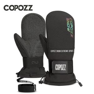 Gants de ski COPOZZ gants de Ski d'hiver imperméable garder au chaud matériau résistant à l'usure snowboard hommes femmes gants de neige thermique mitaines 231122
