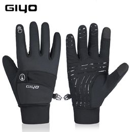 Skihandschoenen GIYO Wintersporthandschoenen Heren Dames Fietsen Fietshandschoenen Volledige lange vinger Racefietshandschoenen Ski Motorrijden Handschoenen 231114