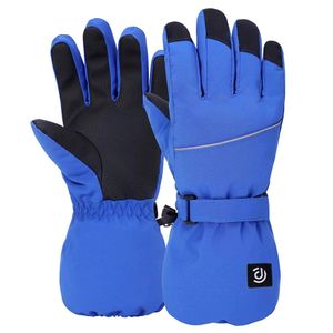 Ski Gloves GOBYGO Warmth Touch Screen Non slip Winter Fleece Skiing Cycling Running Snowboard Snow Waterproof Windproof 231017