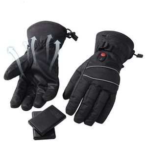 Gants de ski doublures chauffantes écran tactile chauffant à piles hiver pour course à pied vélo 230925