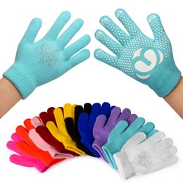 Gants de ski Patinage artistique Poignet Entraînement Chaud Protecteur de main Sécurité thermique pour enfants Adulte Fille Garçon Antiadhésif S M L 230918