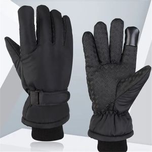 Gants de ski Hommes hiver gants de Ski imperméable coupe-vent Sport de plein air cyclisme vélo moto randonnée Camping main gants chauds 231031