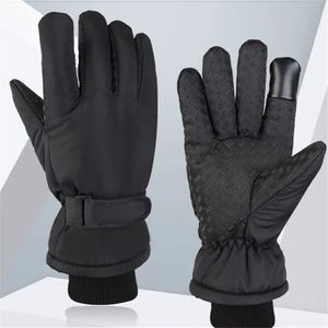 Gants de ski hommes hiver imperméable coupe-vent Sport de plein air cyclisme vélo moto randonnée Camping main chaude 231114