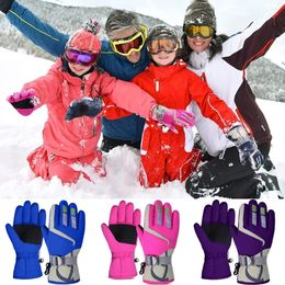Skihandschoenen Bergbeklimmen Antislip Winter Moet Kinderen Kinderen Lange mouwen Mitten Sneeuw Snowboard Winddicht Waterdicht 231017