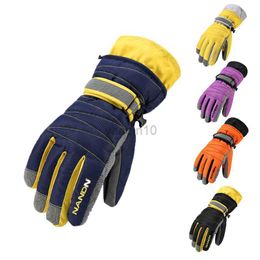 Gants de ski NANDN hiver chaud montagne snowboard gants de ski hommes femmes neige froide mitaines de ski imperméable motoneige Handschoemen Air + 5002 HKD230727