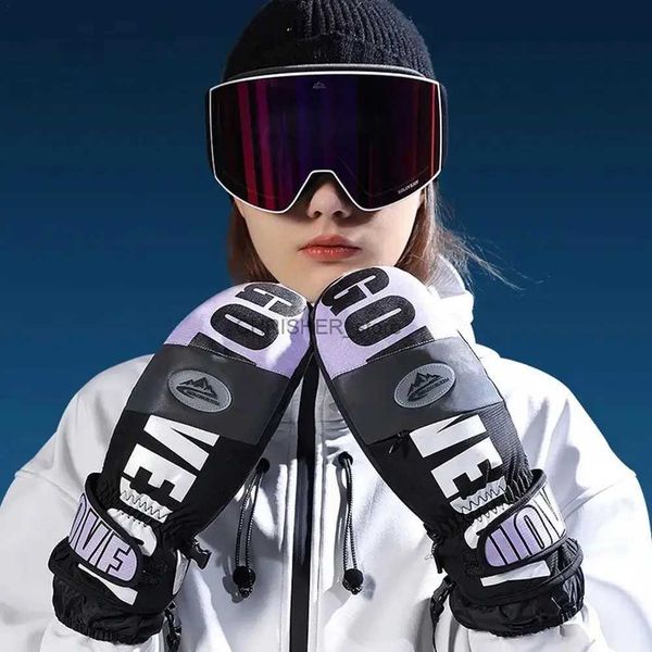 Gants de ski Gants de Ski d'hiver professionnels hommes femmes Sports de plein air coupe-vent imperméable chaud écran tactile de téléphone snowboard Ski GloveL23118