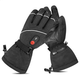 Gants de ski Gants de ski SAVIOR Heat gants chauffants d'équitation section épaisse conception super chaude doublure en peau de mouton doublure polaire respirant hommes femmes 231218