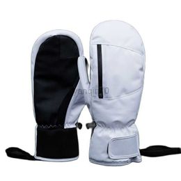 Skihandschoenen Skihandschoenen voor dames Heren Touchscreen Waterdichte sneeuwwant voor skiën Snowboarden met anti-verloren touw en zak HKD230727