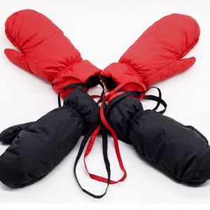 Guantes de esquí Guantes para motos de nieve Cuerda larga para niños Guantes de esquí para hombres y mujeres Invierno cálido Nieve Montaña Esquí abajo Esquís cálidos HKD230727