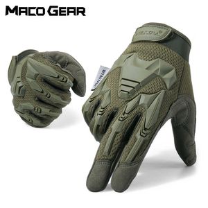 Gants de ski gants tactiques camo armée militaire cyclisme gant sport grimpant peinture ball de peinture de chasse de chasse au ski plein doigt les hommes l221017