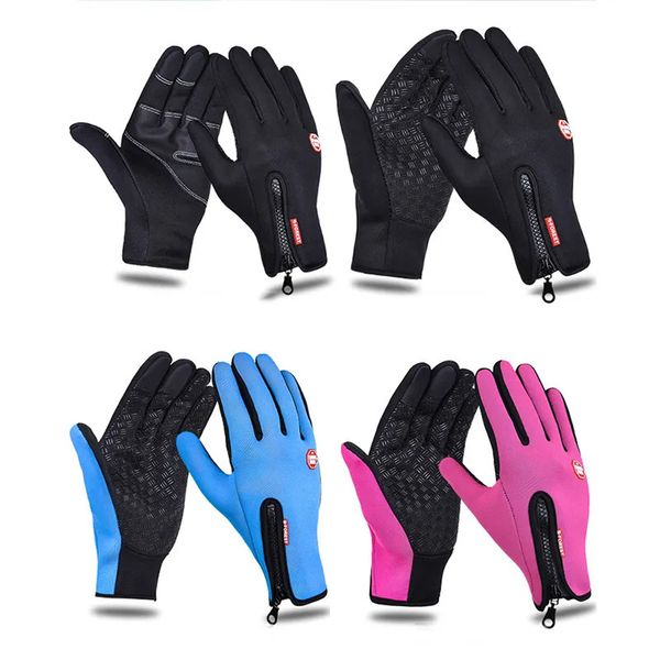 Guantes de esquí Pantalla táctil unisex Guantes de aislamiento de invierno Bicicleta Esquí Acampar al aire libre Senderismo Viajes Deportes Todos los dedos 231117