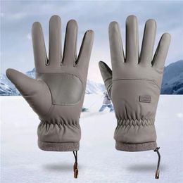 Gants de Ski hiver 20 degrés résistant au froid hommes coupe-vent imperméable garder au chaud écran tactile antidérapant doux peluches 231124