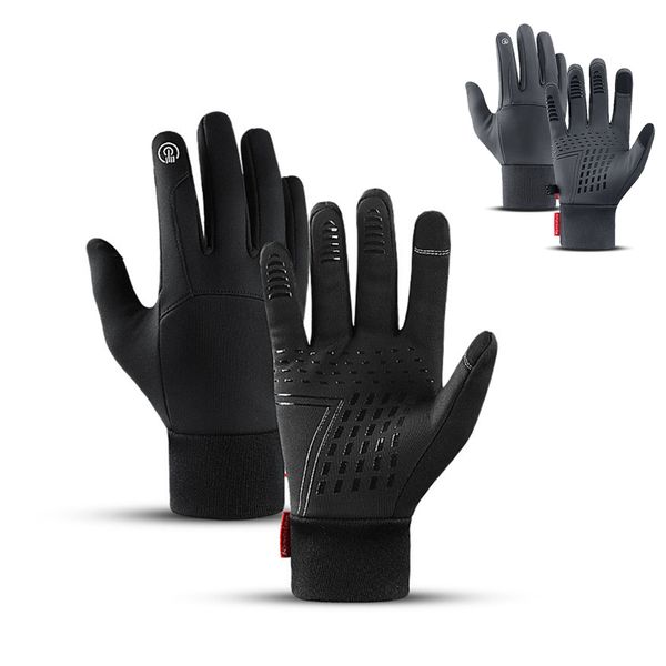 Gants de ski hiver pour hommes femmes thermique chaud polaire gant extérieur froid toucher imperméable antidérapant vélo vélo moto 230208