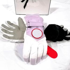 Guantes de esquí de invierno, guantes profesionales para niñas, niños, adultos, impermeables, nieve cálida, guantes impermeables para esquís a prueba de viento para niños