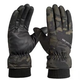Gants de Ski gants de Ski d'hiver unisexe gants de Camouflage de neige imperméables gants tactiques d'hiver pour hommes femmes 231114