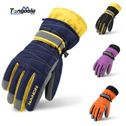 Gants de ski hiver chaud montagne Snowboard hommes femmes neige froide Ski mitaines imperméable motoneige Handschoemen Air 5002 231017