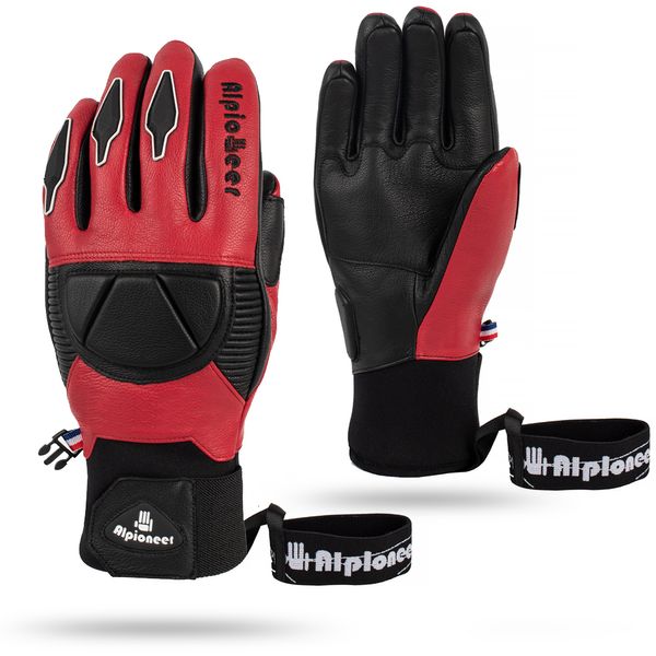 Gants de ski hiver chaud Sports de neige cuir de chèvre pour hommes femmes Ski motoneige moto Snowboard mitaines imperméables 230909