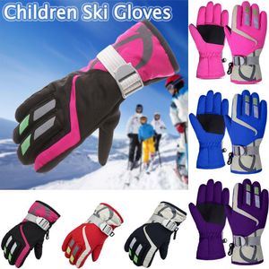 Gants de ski hiver imperméables chauds enfants garçons filles enfants mitaines neige en plein air 230920