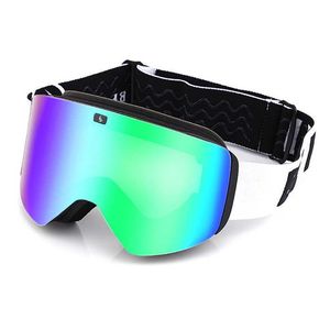 Ski Goggles Benice Magnetic Goggs Nieuwe aankomst snowboard broedbriefje Doublagen anti-vog cilindrische man vrouwen bril L221022