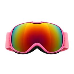 Lunettes de Ski garçons filles Anti-buée lunettes coupe-vent enfants hiver Sports de neige lunettes de Ski enfants UV400 Anti-éblouissement Snowboard Goggle