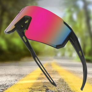 Lunettes de ski Lunettes de soleil de cyclisme Protection UV pour hommes femmes Lunettes de soleil anti-éblouissantes coupe-vent Grand cadre Sports de plein air Lunettes de course Goggle 231215