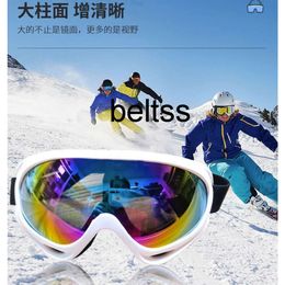 Skibril dubbellaags anti-condens volwassenen en kinderen outdoor ski-uitrusting motorrijden anti-zand- en stofbril