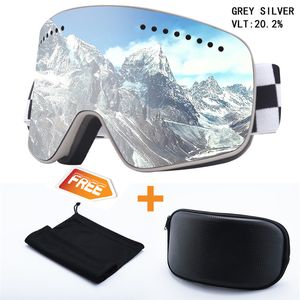 Lunettes de ski doubles couches antibuée magnétisme masque de motoneige lunettes de ski neige snowboard hommes femmes Googles sports de plein air 230904