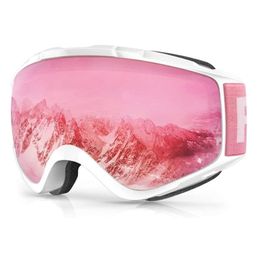 Lunettes de ski Findway Aldt Anti-buée Protection UV Conception OTG sur casque compatible avec le snowboard pour les jeunes 220905 Drop Deliver Dhvr8