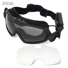 Lunettes de ski FMA Airsoft régulateur avec ventilateur Version mise à jour Anti-buée tactique Paintball sécurité lunettes de Protection oculaire 221203