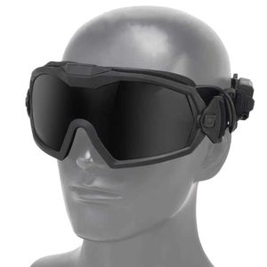 Lunettes de ski Fma Nouveau régulateur de ventilateur de poussière et de sable Goggs Tactiques anti-buée Jeu de survie T Paintball Lunettes de protection des yeux L221022