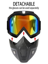 Ski -bril voor motorcross en fiets zonnebrillen voor snowboarding tactische motorhelm helm maskers UV -bescherming9798914
