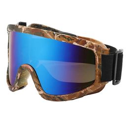 Ski Goggles JSJM Nieuwe winddichte sport winter enkele bord dubbele buitenglazen Antifog stofdichte off -road drop levering buitenshuis Sno ot5fr