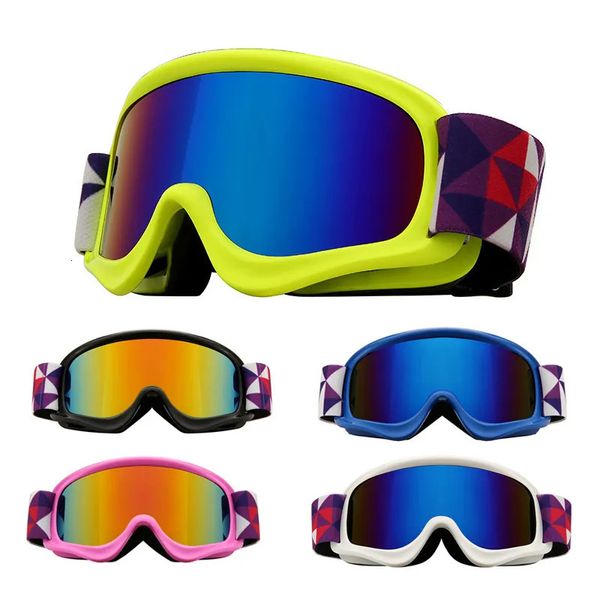 Lunettes de ski enfants Double anti-buée UV400 enfants 3 12 ans lunettes neige lunettes Sports de plein air filles garçons Snowboard ski 231012