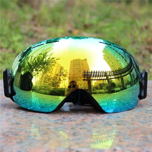 Skibril Lichte skibril dubbele lenslagen UV400 anti-condens groot masker bril skiën heren dames sneeuw snowboard Winterbrillen 231114