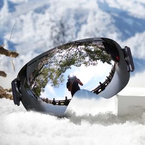 Gafas de esquí LIGHTWEIGHT Professional Men UV400 Adult Anti Fog Snowboard Skiing Glasse Ultra Light Winter Snow Eyewear 231109