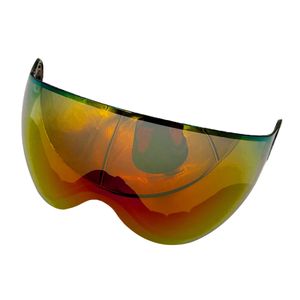 Lunettes de ski LOCLE Ski Snowboard casque visière lentille détachable masque de neige Anti-buée Anti-UV intégré lunettes bouclier pour MS95 et MS99 231107