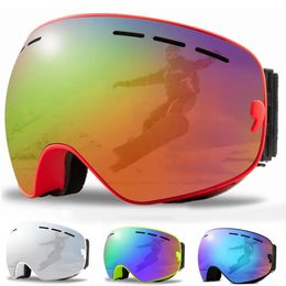 Lunettes de Ski Loogdeel Double couches antibuée neige Snowboard lunettes hommes femmes motoneige lunettes Sport de plein air 231127
